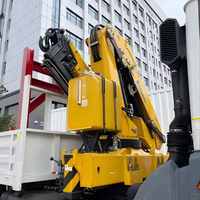 Grue à flèche articulée 4x4 montée sur camion de qualité militaire aérospatiale Wanshan.