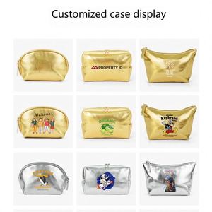 Custom Logo Durable Large Zipper Fashion Cosmetic Bag Makeup <b>Pouch</b> Bag for Women - Product Image 4