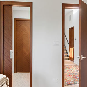 SYBELL Porte en bois de chêne Design Chevron Porte fabriquée Porte en parquet Design Point hongrois - Product Image 3