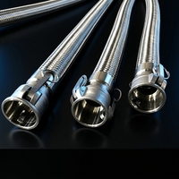 Raccord à bride Camlock rapide DN20 en acier inoxydable forgé à surface lisse pour tuyau métallique tressé pour transfert de liquides sur camions-citernes