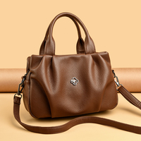 Sac fourre-tout tendance pour femme, en cuir résistant à l'usure, grande capacité, sac à bandoulière simple pour affaires, nouvelle collection, vente chaude