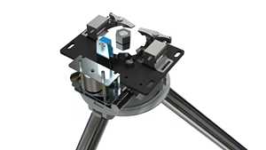Tourniquet trépied hydraulique avec mécanisme anti-retour, rotation à 120 degrés, fonctionnement fluide, pour contrôle d'accès piétonnier - Product Image 6