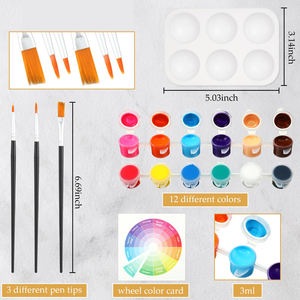 Panwenbo - Juego de 6 <span class=keywords><strong>Lienzos</strong></span> de Algodón Afro Queen de 8 x 10 Pulgadas para Pintar y Beber, <span class=keywords><strong>Lienzos</strong></span> Predibujados, Kit de Pintura para Adultos - Product Image 4