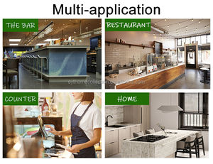 Tabourets de bar en cuir PU réglables en <span class=keywords><strong>hauteur</strong></span> pour comptoir de bistrot, chaises de comptoir élégantes à siège ergonomique pour café et <span class=keywords><strong>salon</strong></span> - Product Image 6