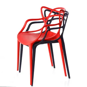 Italian Cheap price hot sale Stackable stack Resin Allegra Plastic Chair Dining Armchair Outdoor dining Chair