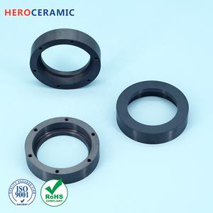 Anneau en céramique de nitrure de silicium haute température, résistant à l'usure, anneau d'étanchéité en céramique technique de précision, fabrication sur mesure - Product Image 1
