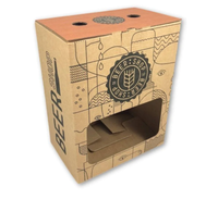Carton imprimé personnalisé de qualité supérieure, 24 bouteilles de bière, boîte d'emballage, boîte en Carton