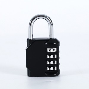 Combination Pad Lock 4 Digit Zinc Alloy Rectangular For Backpack <b>Suitcase</b> Luggage Locker Door Cabinet Toolbox - Product Image 2