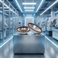 Meule en céramique vitrifiée diamant en résine personnalisée galvanisée pour l'affûtage et le polissage de l'aluminium