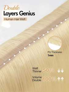 Extensions de cheveux humains de qualité supérieure, tissage papillon, prix de gros, style à clips, légères, aspect naturel, faciles à porter - Product Image 5