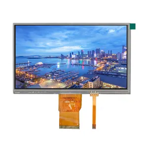 Esterno ad alta luminosità 1000 lince 800x480 touch screen resistivo a 50pin 7 pollici tft modulo lcd pannello LCD display lcd