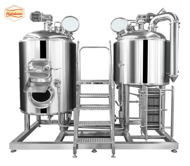 Máquina de elaboración de cerveza artesanal de 500l, equipo de cervecería para el hogar, proyecto de Turquía