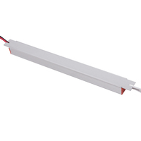 Transformateur de pilote de LED Ac180-260V ultra-mince 24W pilote d'éclairage étanche simple AC Dc12v 24v alimentation à découpage en aluminium