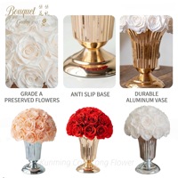 Fabrikverkauf: Ewige Blume – Elegante, langlebige konservierte Rose für Tischdekoration, Hochzeit, Abschlussfeier, Heimdekoration, Muttertag