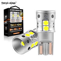 Ampoule LED automobile T10 3030 9LED haute puissance, feu de recul 9-36V, ampoule LED T10, éclairage de plaque d'immatriculation