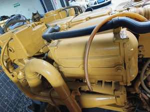 การประกอบเครื่องยนต์ดีเซล C18มอเตอร์เครื่องยนต์ทางทะเลที่สมบูรณ์มีความจุ550 kVA สำหรับเครื่องกำเนิดไฟฟ้าหนอนผีเสื้อ - Product Image 5