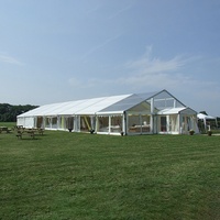Tente de réception de mariage de grande taille avec structure en aluminium robuste, capacité de 1000 personnes, tissu en PVC, pour événements en plein air