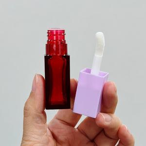 Emballage unique pour gloss à lèvres carré, 7,0-10,8 ml, applicateur à brosse, tubes de gloss à lèvres, conteneur pour rouge à lèvres liquide, pour cosmétiques - Product Image 1
