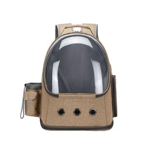 BSCI Factory OEM/ODM Outdoor Breathable Space Capsule Pets' <b>Backpacks</b> Oxford <b>cat</b> and dog travel bag for Weekend Outdoor - Product Image 2