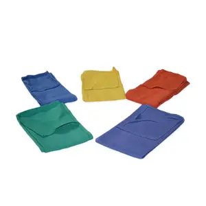 Nieuwe Aangepaste Verpakking Gewicht Meting Wegwerp Huck Handdoek Blauw Katoen Huck Handdoek