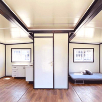 Maison conteneur pliable de luxe, modulaire préfabriquée, 2 chambres, 20, 30 ou 40 pieds, compacte et économique, fabriquée en Chine