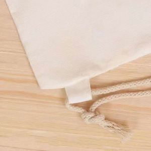 Custom Cotton <b>Drawstring</b> <b>Bag</b> Large Eco Friendly Cheap Fabric <b>Bag</b> Promotional <b>Small</b> Pouch <b>Bag</b> Natural Cotton Dust <b>Bag</b> - Product Image 5