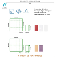 Papier de couleur épais airlaid de luxe 25*25 30*30 40*40 1ply 2ply bar déjeuner dîner serviettes personnalisées avec logo serviettes imprimées