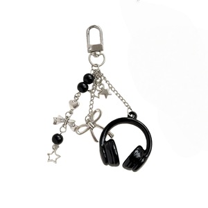 Mengda Ins Style Music <strong>Headphone</strong> Bag Keychain, Male and Female Backpack Hanging Ornament Hanging Piece - Product Image 1