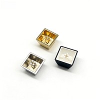 Claviers métalliques usinés CNC en gros, claviers vierges gravés sur mesure pour clavier mécanique en vrac