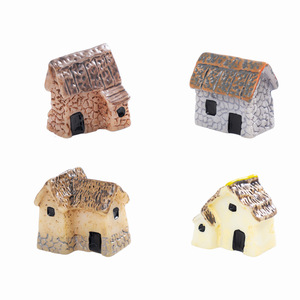 Miniatura de Casa de Pueblo de Resina para Jardín de Hadas, Manualidades para Bonsái, Terrario, Decoración de Escritorio, Jardín, Patio - Product Image 5