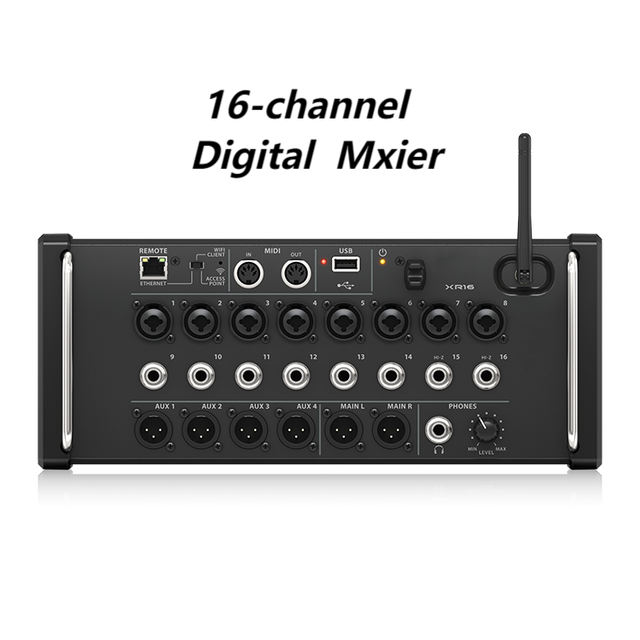 Factory Price XR16 16-Channel Small Digital Mixer Audio 16 Channel Digital Mixer