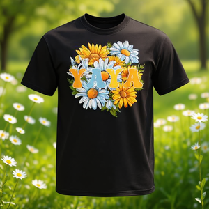 Camiseta Yaya Retro Flowers para el Día de la Madre y la Abuela - Product Image 3