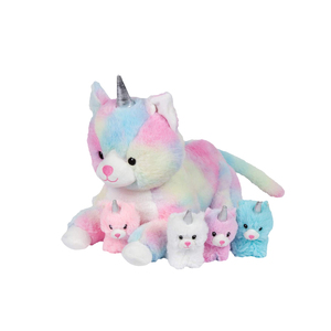 Animaux en peluche mère et bébés personnalisés jouets en peluche mère et enfant jouets en peluche maman créative avec bébés animal en peluche jouet - Product Image 4