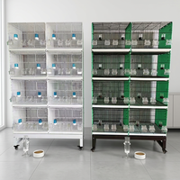 Kit de mangeoire pour cage d'élevage d'oiseaux en fil de fer pour perroquets et canaris, fournitures d'élevage à forte demande, porte d'élevage