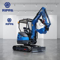 Mini-excavatrice chinoise de 3,5 tonnes avec moteur Kubota, norme EPA Euro5, excavatrice sur chenilles avec godet, fabrication OEM personnalisée, machines de construction agricole