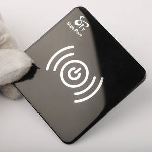 زجاج مخفف حسب الطلب بطباعة الشاشة الحريرية ديكور غرفة الأطفال سوداء ديكور المطبخ ديكور غرفة النوم سادة Rohs - Product Image 2