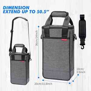 High Capacity Thermal Bag Cooler Bag Portable Camping Picnic Outdoor Traveling Accessory Universal Wine Bottle Insulated Bag - Product Image 6