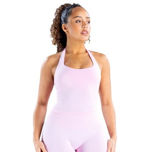 Soutien-gorge de yoga personnalisé pour femme, sans couture, en Spandex/Nylon, dos nu, col licou, gilet de sport sculptant, haut de sport - Product Image 4