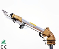 Aspersor de riego Titans 360 Gear Drive de metal con alcance de 80 m para irrigación de tierras agrícolas y eliminación de polvo industrial