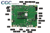 CC&C WS-1200-EVB AIOT Mediatek Genio 1200 PCBA, Placa de Desarrollo de Calidad Superior 4.8 TOPS, Módulo de IA con Sistema Operativo Dual 5G/4G