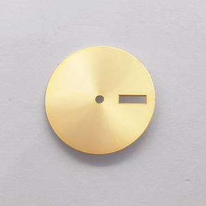 Alta calidad 28,5mm fecha semana Dial reloj latón NH36 movimiento estéril Esfera en blanco - Product Image 3