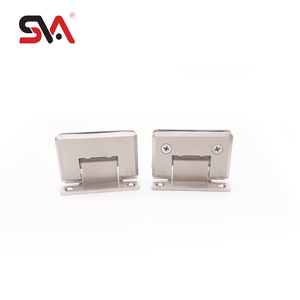Design moderne SVA-9007 en laiton massif charnière <span class=keywords><strong>de</strong></span> douche à 90 degrés <span class=keywords><strong>poignée</strong></span> <span class=keywords><strong>de</strong></span> <span class=keywords><strong>porte</strong></span> en verre carrée avec ensemble <span class=keywords><strong>de</strong></span> charnières à pince pivotante - Product Image 5