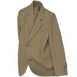 Blazer Formal para Mujer, Cierre de un Botón, Bolsillos Asimétricos, a la Moda - Product Image 2