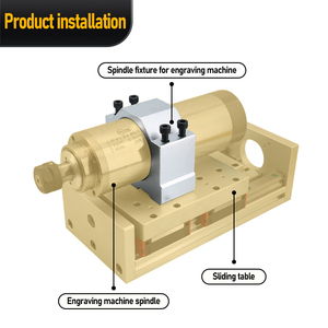 Free Shipping <strong>Poland</strong> Shipped Spindle Motor Mount Bracket Clamp 80mm 75W 3.2M CNC Spindle <strong>Water</strong> Pump Collet Set for Cnc Router - Product Image 2