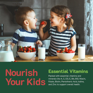 Kinder Multivitamine Gummies 12 Mineralen & Vitaminen C D3 E B6 B12 Dagelijks Immuunsupplement Gezondheidszorg Voor Pasgeborenen - Product Image 4