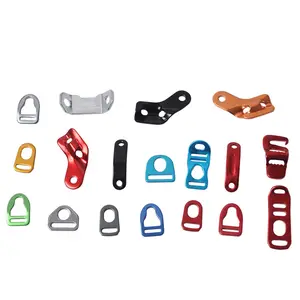 OEM Metal Adjustable Handbag Metal Stamping Buckle For Camping Tents / Tent Rope Tensioner