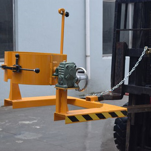 Forklift Manual Oil <b>Drum</b> Tipper 300kg Capacity 585mm Diameter For Chemical <b>Drums</b> Industrial Warehouse Use - Product Image 3