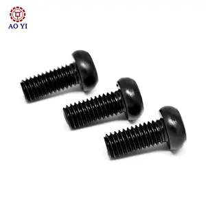 Vis Fstener de haute qualité, vis de Machine de placage d'oxyde noir à tête ronde - Product Image 4