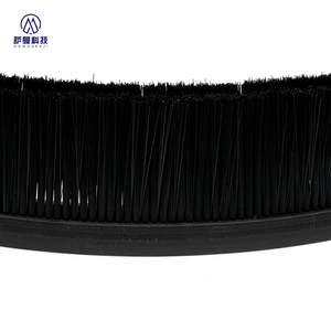 Bande de brosse industrielle en polypropylène à poils en caoutchouc de type H, diamètre 20 mm, garantie 3 ans, pour camion de scellement anti-éclaboussures - Product Image 2