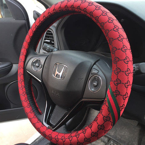 Accesorios para Automóviles, Regalos de Moda de Lujo para Mujer, Fundas para <span class=keywords><strong>Volante</strong></span> de Diseñador de Marca para Mercedes Benz, <span class=keywords><strong>BMW</strong></span>, Audi, Toyota, Tesla - Product Image 5